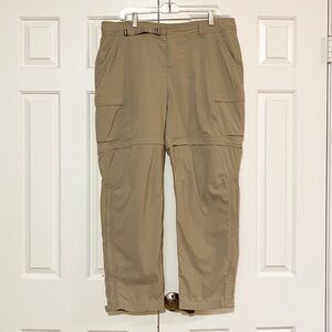REI Convertible Zip-Off Hiking Pants / Shorts – Khaki / Light Tan. Size 36 X 30